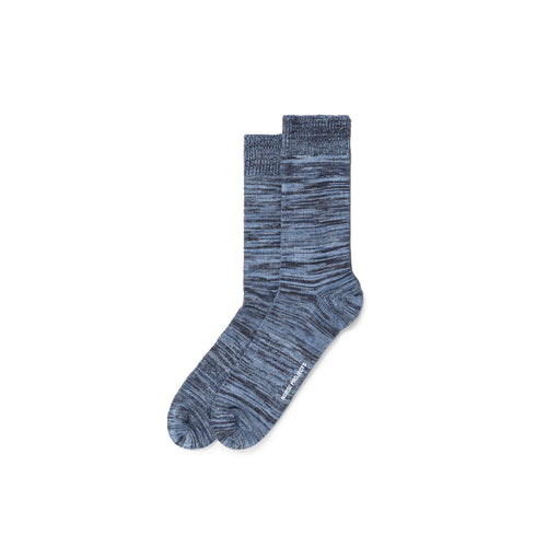 Norse Projects Bjarke Cotton Twist Sock Steel Blue N82-00047156 Degli Uberti